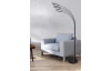 Stojacia LED lampa Reed 195 cm, čierna, 5 svietidiel