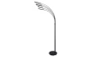 Stojacia LED lampa Reed 195 cm, čierna, 5 svietidiel