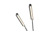 Stojacia LED lampa Reed 195 cm, čierna, 5 svietidiel