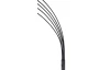 Stojacia LED lampa Reed 195 cm, čierna, 5 svietidiel