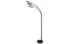 Stojacia LED lampa Reed 195 cm, čierna, 5 svietidiel