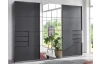Šatníková skriňa so zrkadlom Saigon 270 cm, grafit