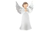 Dekoračná soška Anjel modliaci sa 12 cm, biely
