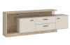 TV stolík Meolo, 191,5 cm, dub cremona/béžový kašmír