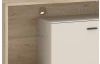 TV stolík Meolo, 191,5 cm, dub cremona/béžový kašmír