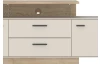 TV stolík Meolo, 191,5 cm, dub cremona/béžový kašmír
