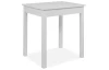 Jedálenský stôl Capri 90x67 cm, biely