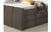 Posteľ boxspring Fresco 180x200 cm, svetlo hnedá látka