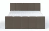 Posteľ boxspring Fresco 180x200 cm, svetlo hnedá látka