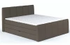 Posteľ boxspring Fresco 180x200 cm, svetlo hnedá látka
