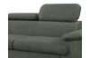 Rohová sedacia súprava Scala, olivovo zelená látka, ľavý roh