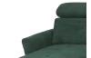 Rohová sedacia súprava Harris, zelená látka, levý roh