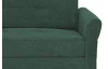 Rohová sedacia súprava Harris, zelená látka, levý roh