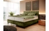 Posteľ Livano 180x200 cm, machová zelená látka