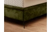 Posteľ Livano 180x200 cm, machová zelená látka