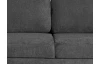 Rohová sedacia súprava Eddi, antracitová látka, ľavý roh