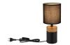 Stolná lampa Iga, čierna
