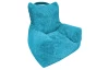 Detské kreslo Tobi Plus,tyrkysová štruktúrovaná látka