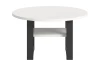 Okrúhly konferenčný stolík Seattle, biely/antracit