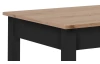Jedálenský stôl Capri 110x67 cm, dub artisan/čierny