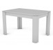 Jedálenský stôl Inter 120x80 cm, biely