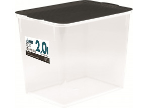 Úložný box priehľadný, 18,3x13,3x14,5 cm