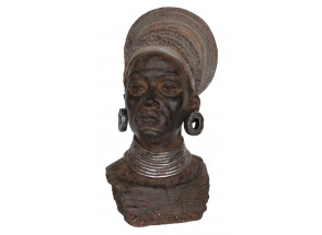 Dekorácia socha Hlava ženy 52 cm