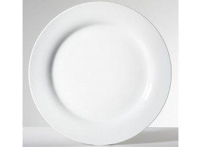 Plytký tanier biely, 26,6 cm