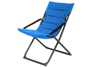 Skladacia záhradná stolička Bibione, modrá