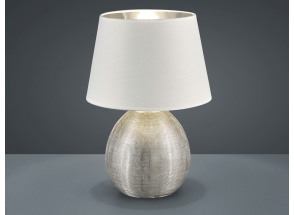 Stolová lampa Luxor 35 cm, striebrno-biela