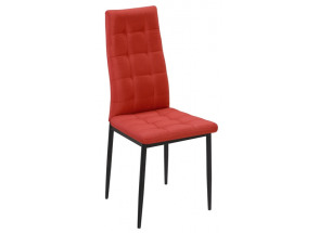 Jedálenská stolička Lola, červená látka