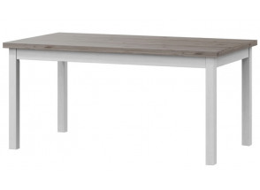Jedálenský stôl Cruz, bielena pínie/šedý dub