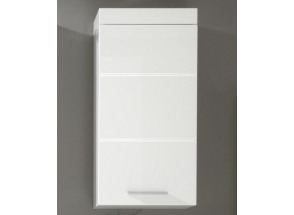 Kúpeľňová závesná skrinka Amanda 501, lesklá biela