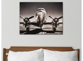 Obraz na plátne Vintage lietadlo, 80x60 cm