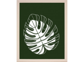 Zarámovaný obraz Tropický list, 24x30 cm