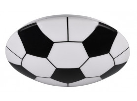 Stropné LED osvetlenie Kloppi, motív futbalová lopta