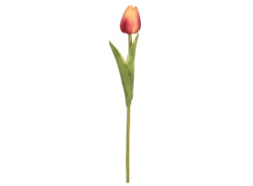 Umelý kvet Tulipán 34 cm, ružovo-žltý