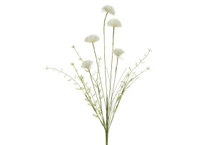 Umelá kvetina Poľné kvety 60 cm, krémová