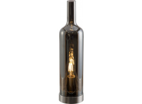 Stolná lampa Bottle 50090102, dymové sklo