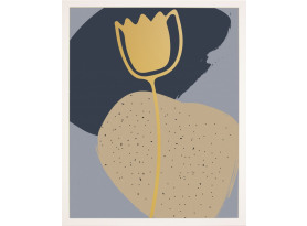 Rámovaný obraz Abstraktný kvet II, 24x30 cm