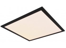 Stropné LED osvetlenie Alpha 45x45 cm, čierne