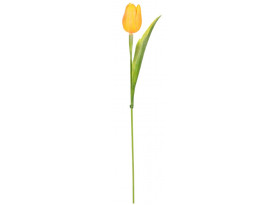Umelá kvetina Tulipán 43 cm, žltá