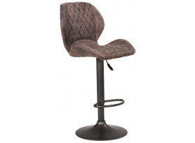 Barová stolička Sonja, hnedá vintage látka