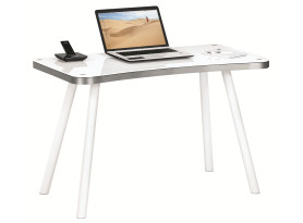 Písací stôl Olin, biely