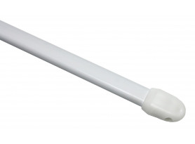 Vitrážna tyčka vzperná Easy 40-60 cm, plochá biela