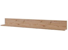 Polica na stenu Asko Living, 135 cm, dub artisan