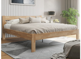 Predĺžená posteľ Mystic 180x220 cm, prírodný buk