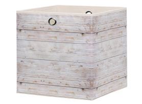 Úložný box Wood 1, motív svetlých dosiek