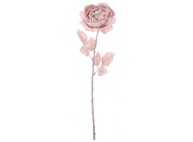 Umelá kvetina Anglická ruža 51 cm, cappuccino