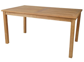Záhradný jedálenský stôl Tegal 150x90 cm, teak